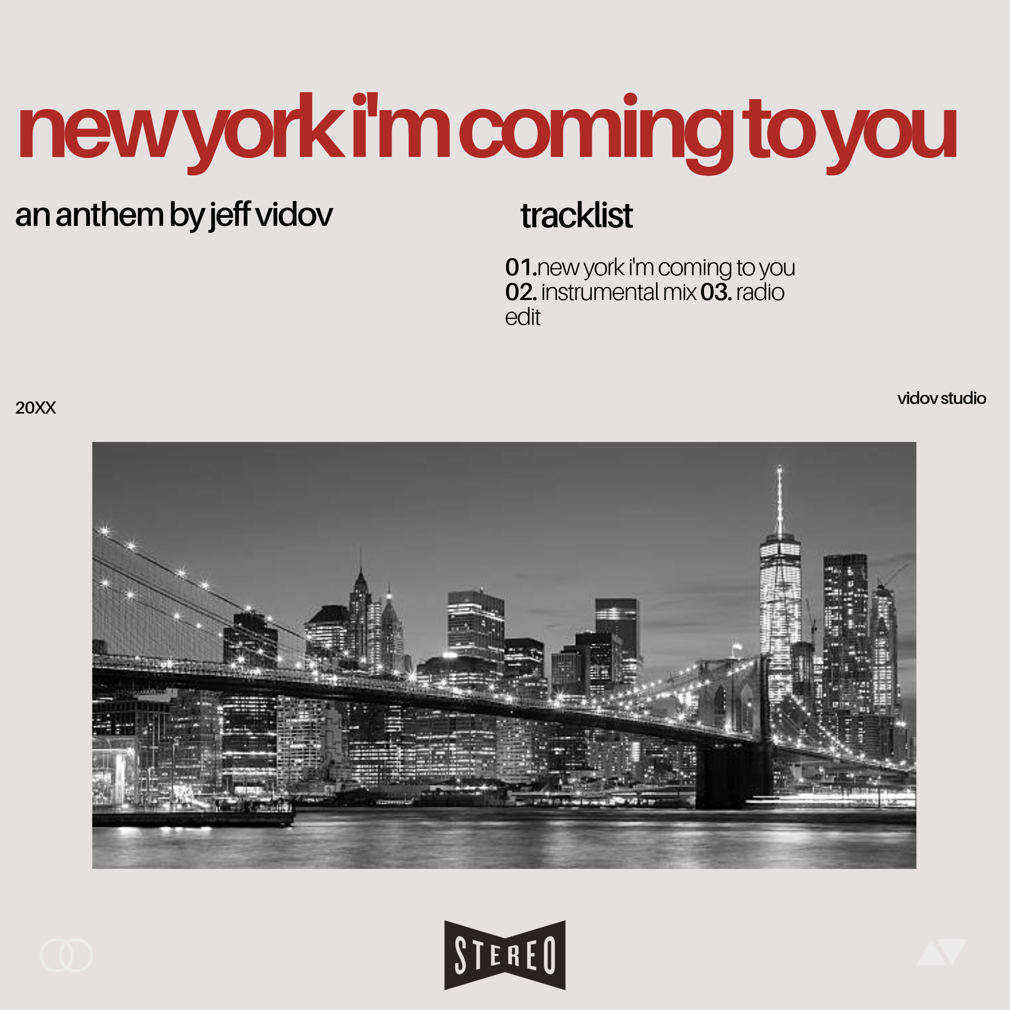 “New York I’m Coming to You” by Jeff Vidov